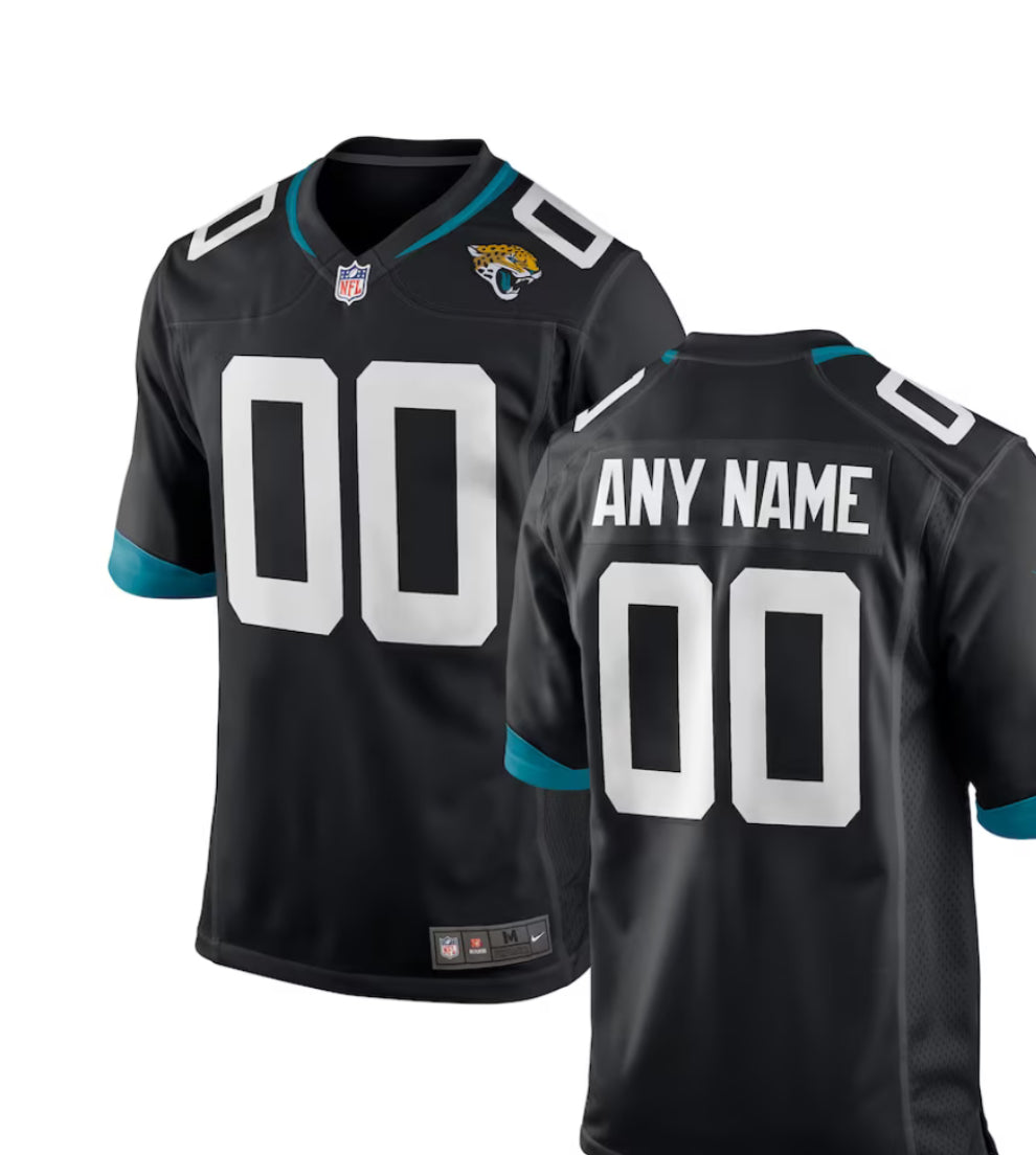 Jacksonville Jaguars Nike Custom Team Game Jersey - Black