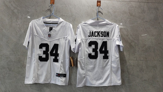 LAS VEGAS BO JACKSON WHITE JERSEY