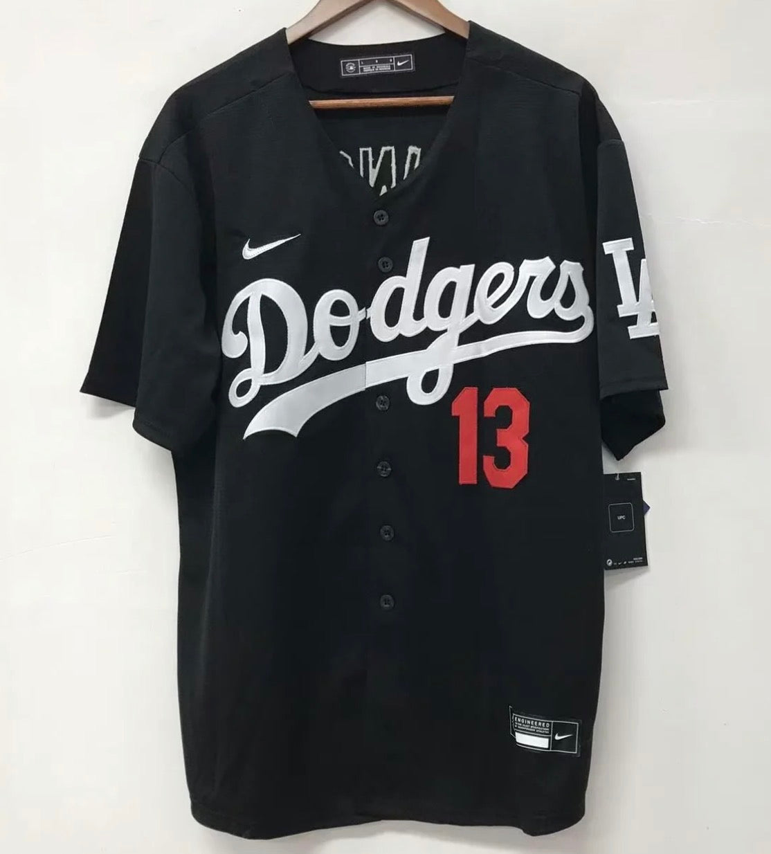 LOS ANGELES DODGERS MAX MUNCY BLACK JERSEY
