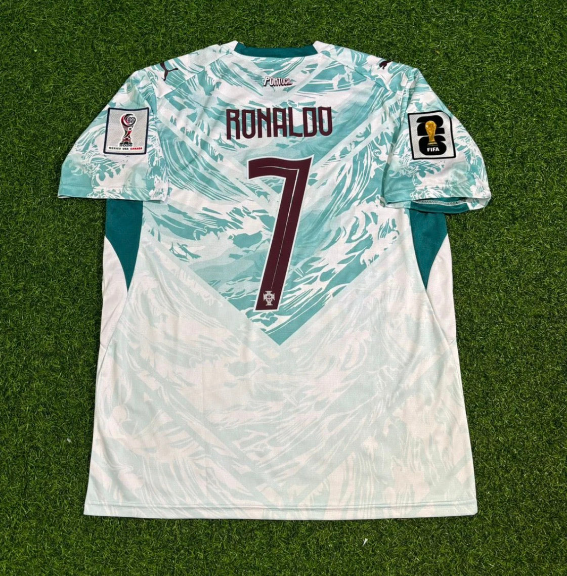 2026 World Cup Christiano Ronaldo Team Portugal Blue Jersey