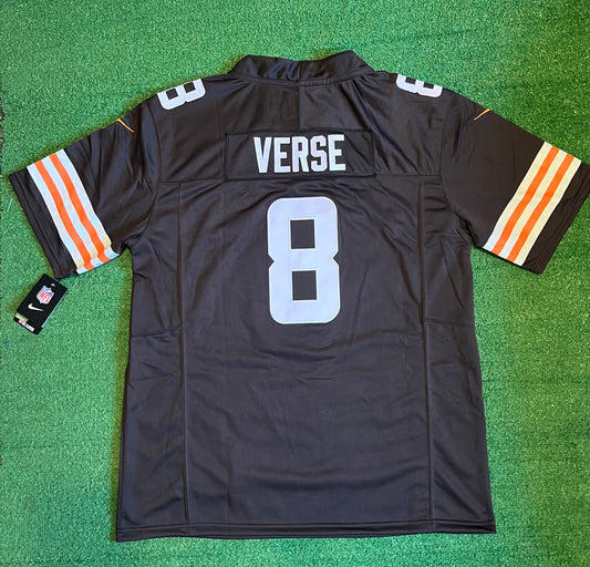 CLEVELAND BROWNS JARED VERSE BROWN JERSEY