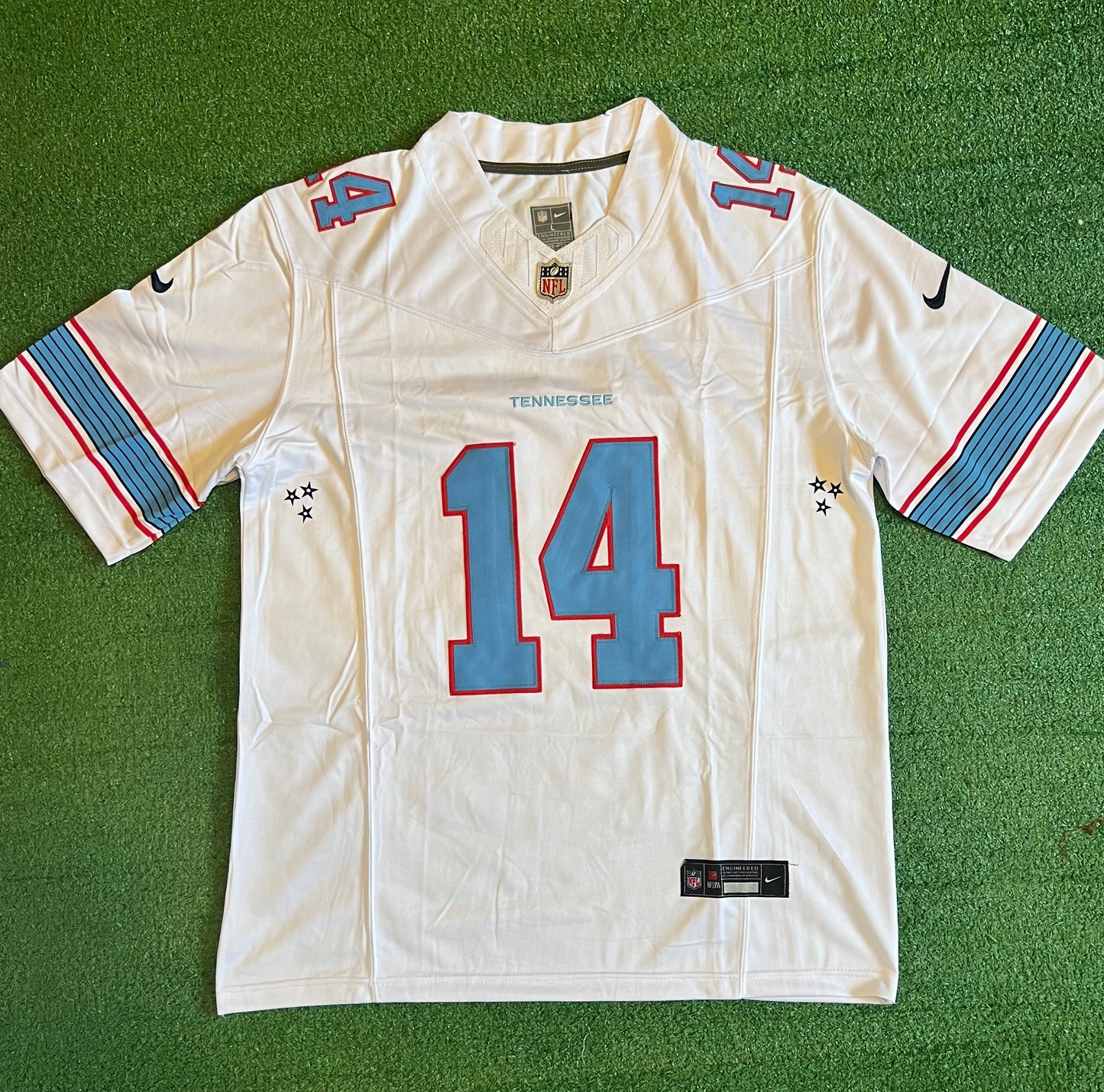 Tennessee Titans Carnell Tate White Jersey