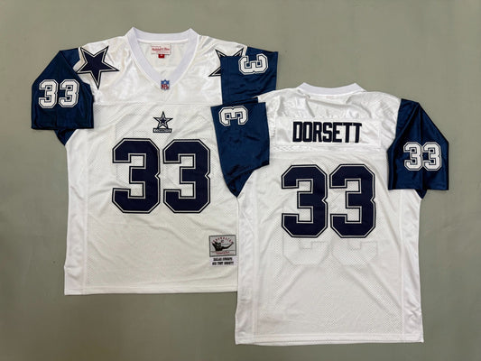 DALLAS COWBOYS TONY DORSETT WHITE VINTAGE JERSEY