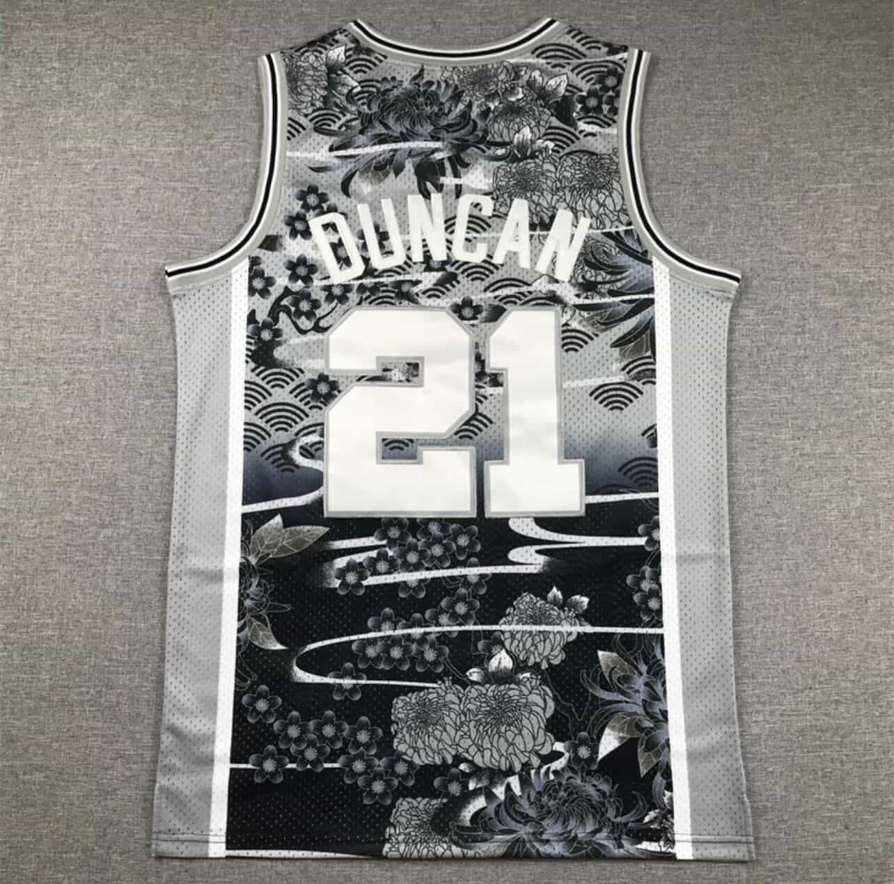 Tim Duncan San Antonio Spurs Basketball Jersey