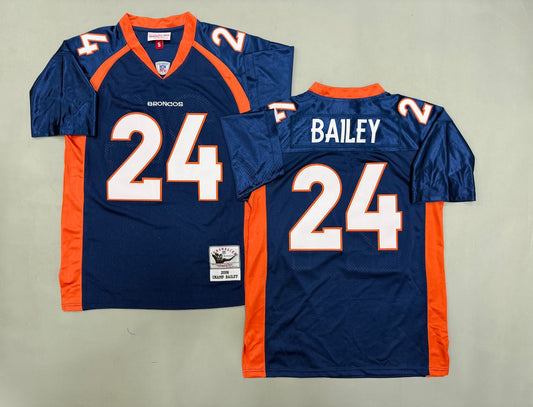 DENVER BRONCOS CHAMP BAILEY BLUE VINTAGE JERSEY