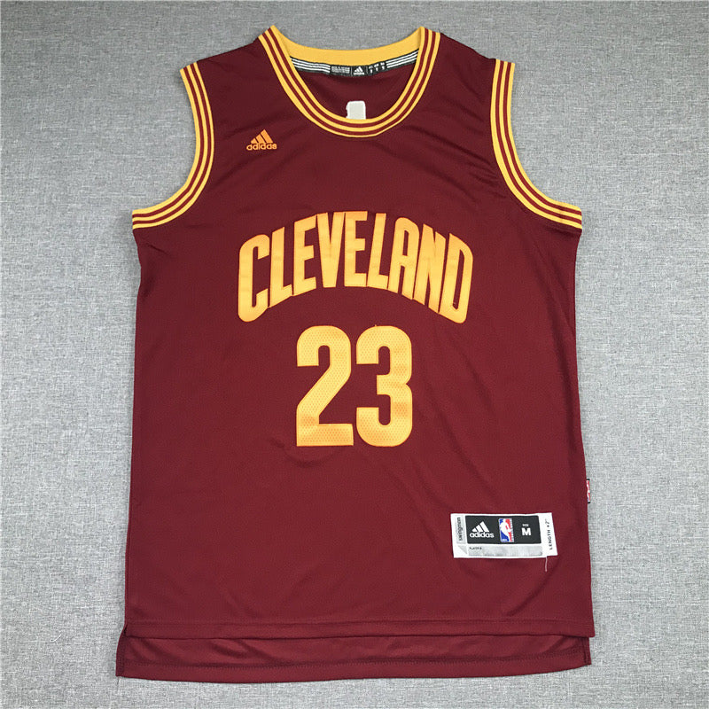 CLEVELAND CAVELIERS LEBRON JAMES MAROON VINTAGE JERSEY