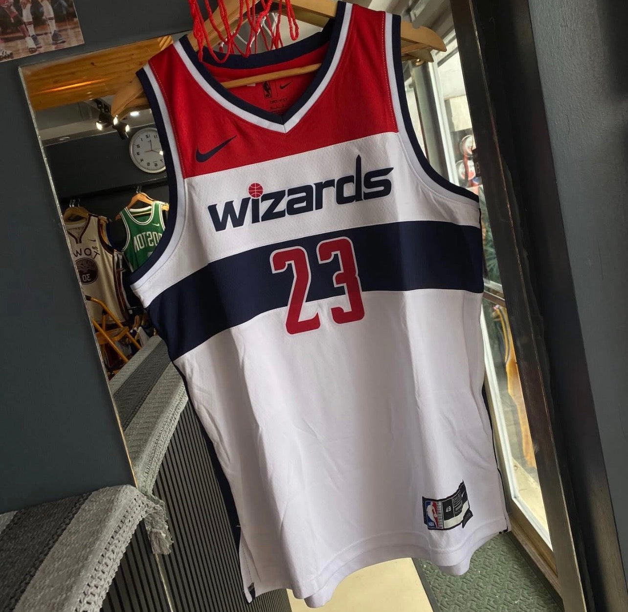 WASHINGTON WIZARDS ANTHONY DAVIS WHITE JERSEY