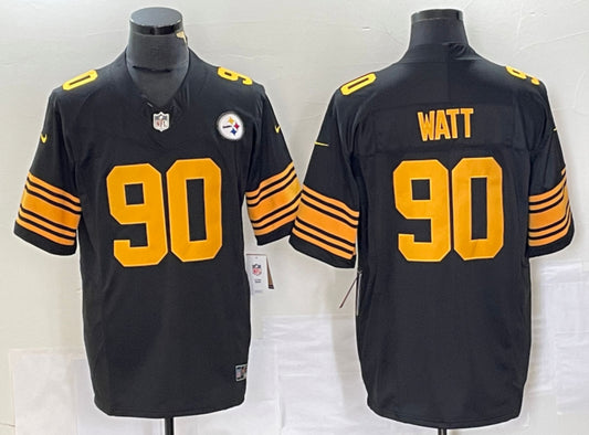 T.J Watt Pittsburgh Steelers Nike Alternate Game Jersey - Black
