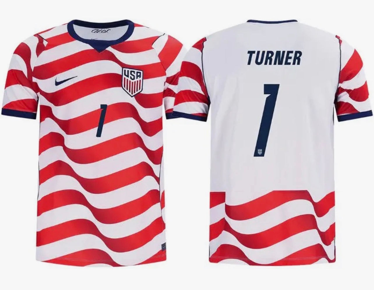2026 WORLD CUP MATT TURNER TEAM USA WHITE JERSEY