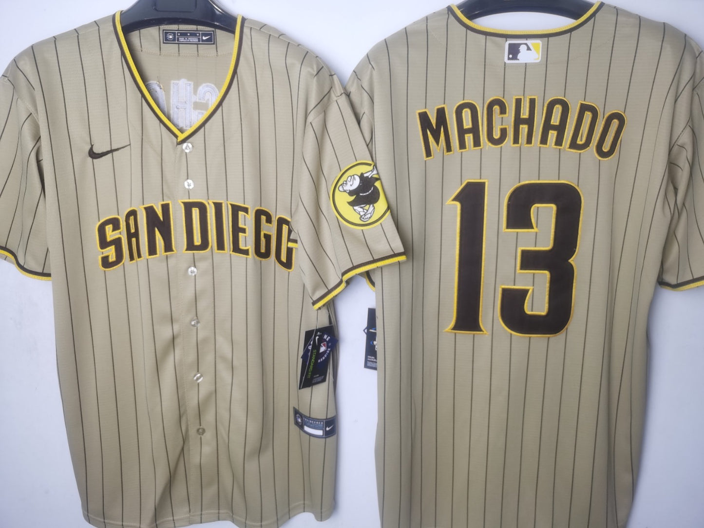 San Diego Padres Machado Beige Jersey