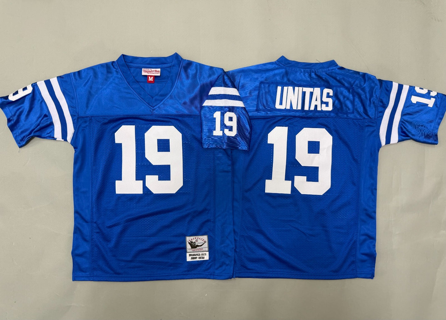 INDIANAPOLIS COLTS JOHHNY UNITAS BLUE VINTAGE JERSEY