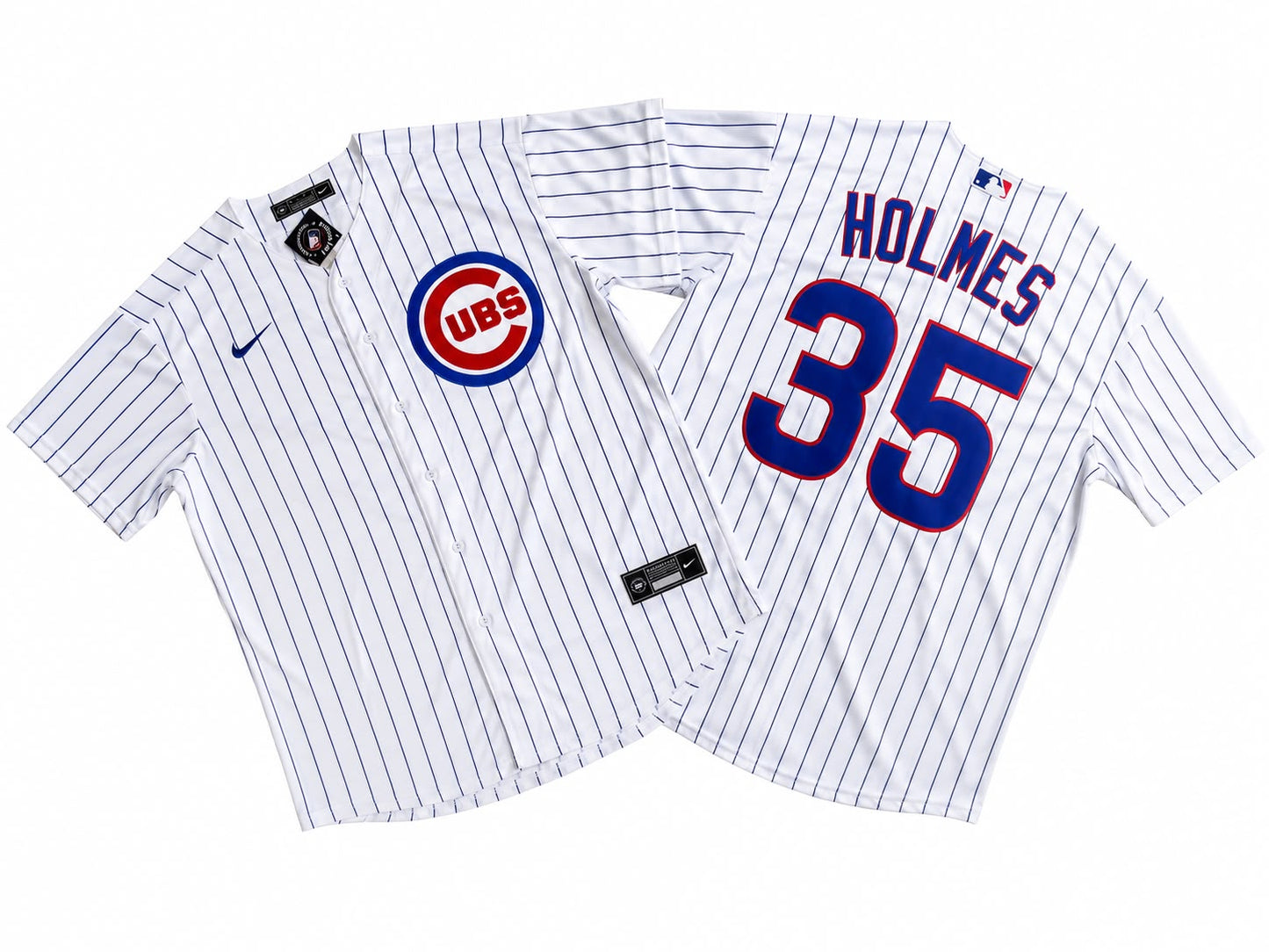 CHICAGO CUBS CLAY HOLMES WHITE JERSEY