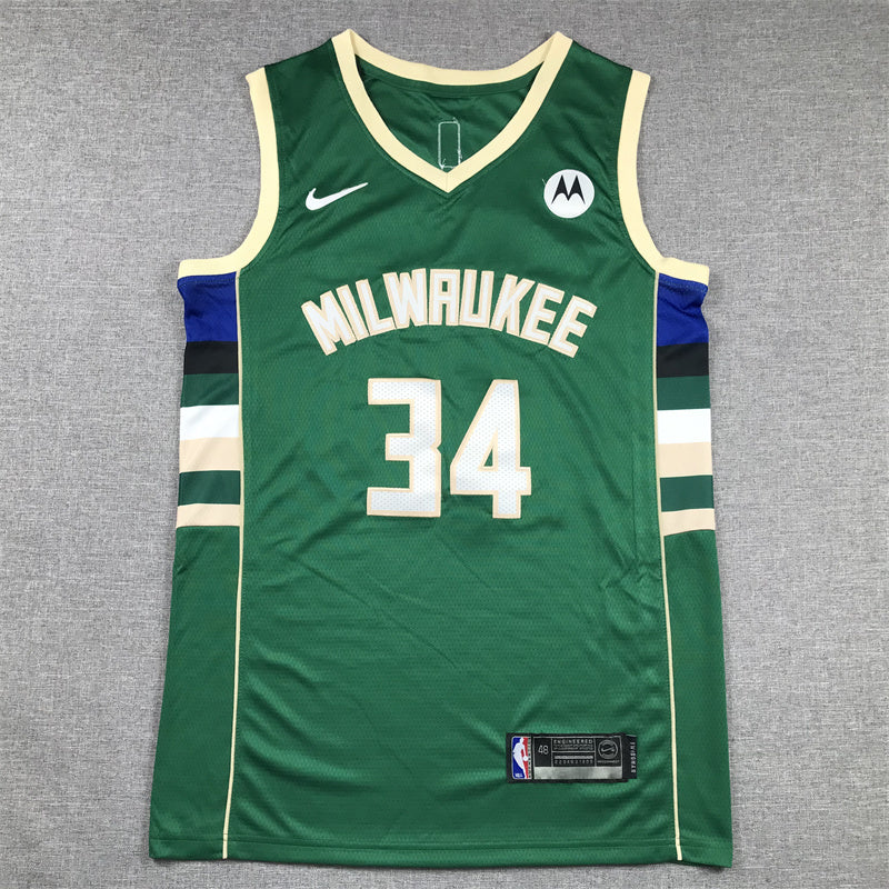 Giannis Antetokounmpo Milwaukee Basketball Jersey