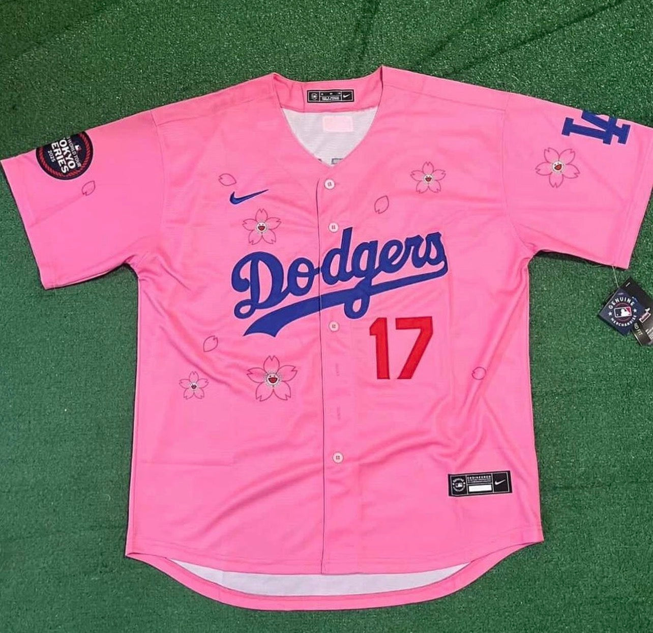 Shohei Ohtani Pink Floral Los Angeles Baseball Jersey