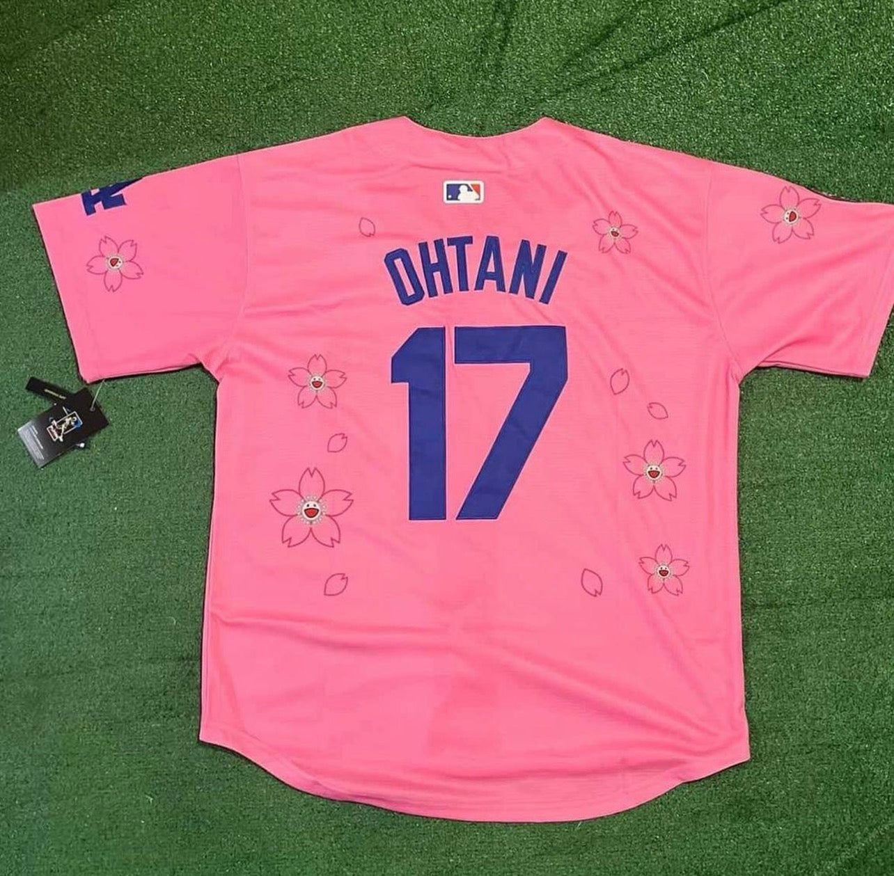 Shohei Ohtani Pink Floral Los Angeles Baseball Jersey