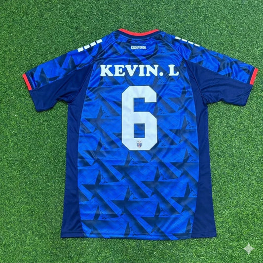 2026 WORLD CUP KEVIN PINA TEAM CAPE VERDE BLUE JERSEY