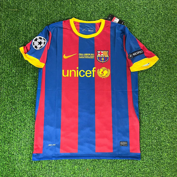 Lionel Messi 10- Barcelona 2011 London Final Jersey