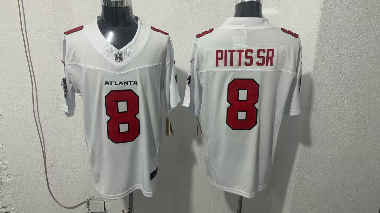 ATLANTA FALCONS KYLE PITTS WHITE JERSEY