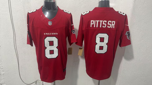ATLANTA FALCONS KYLE PITTS RED JERSEY