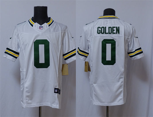GREEN BAY PACKERS MATTHEW GOLDEN WHITE JERSEY