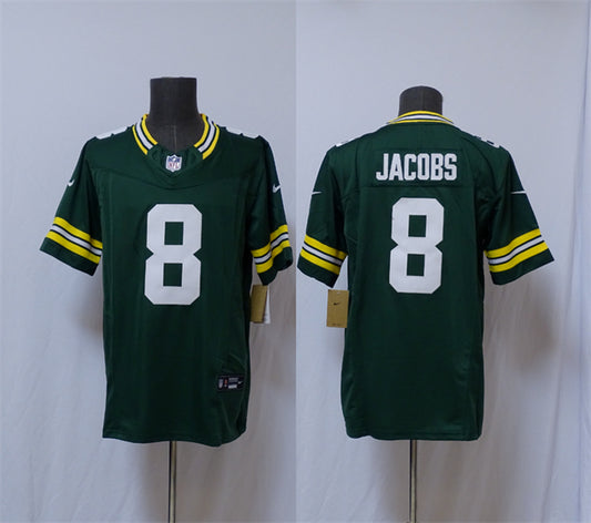GREEN BAY PACKERS JOSH JACOBS GREEN JERSEY