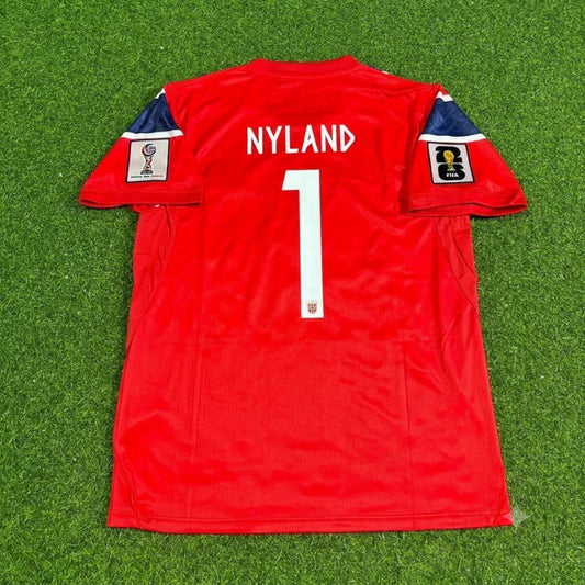 2026 WORLD CUP ORJAN NYLAND TEAM NORWAY RED JERSEY