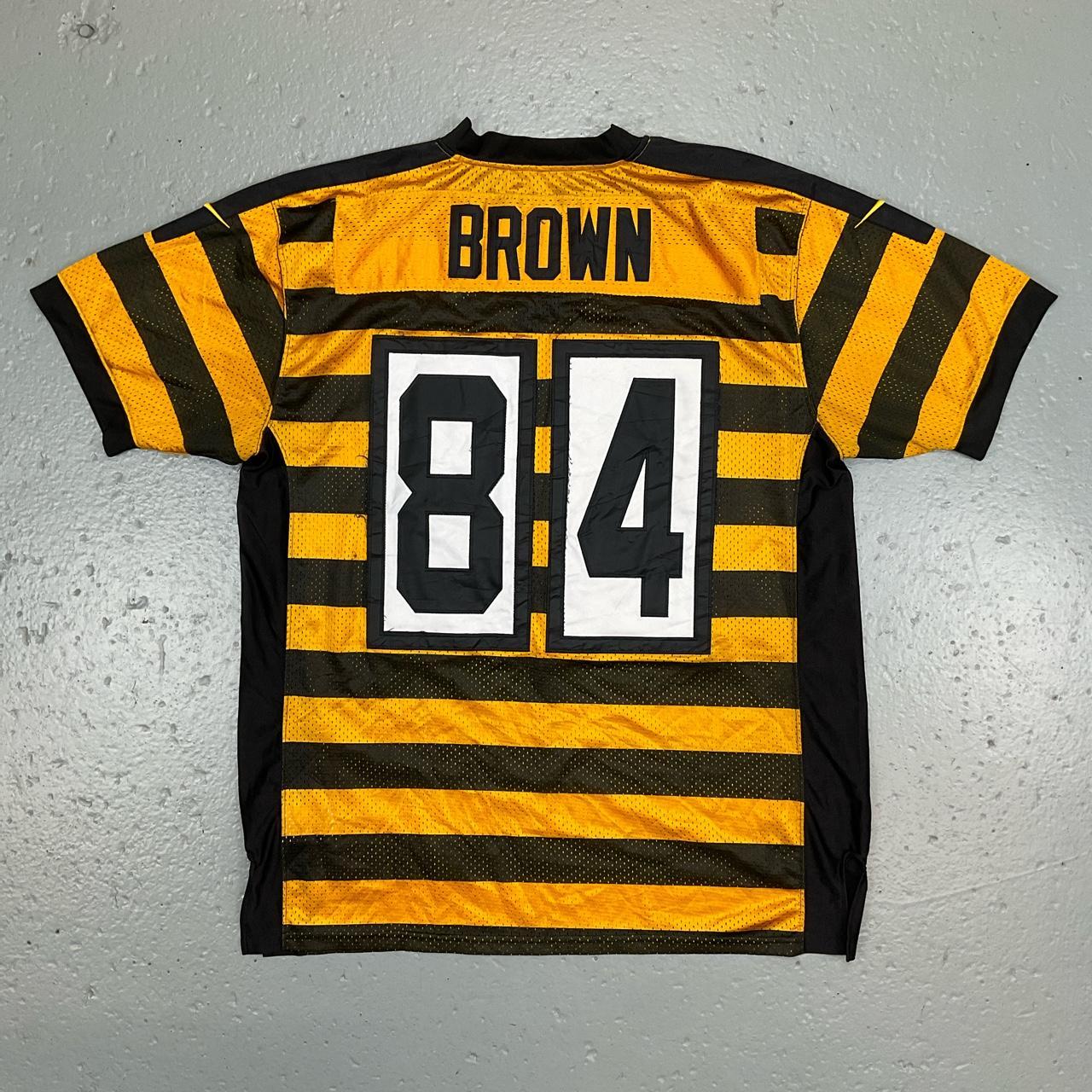 PITTSBURGH STEELERS ANTONIO BROWN YELLOW JERSEY