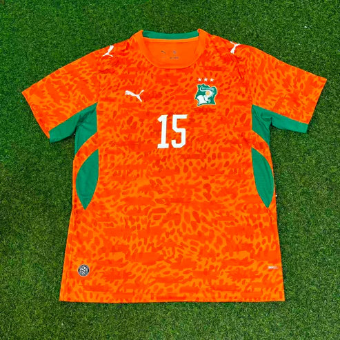2026 WORLD CUP AMAD DIALLO TEAM IVORY COAST ORANGE JERSEY