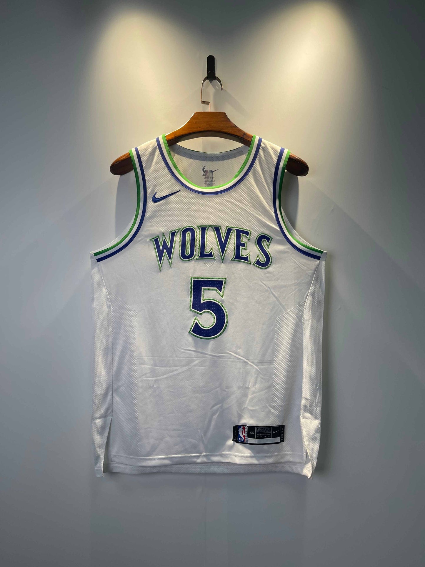 MINNESOTA TIMBERWOLVES ANTHONY EDWARDS WHITE JERSEY