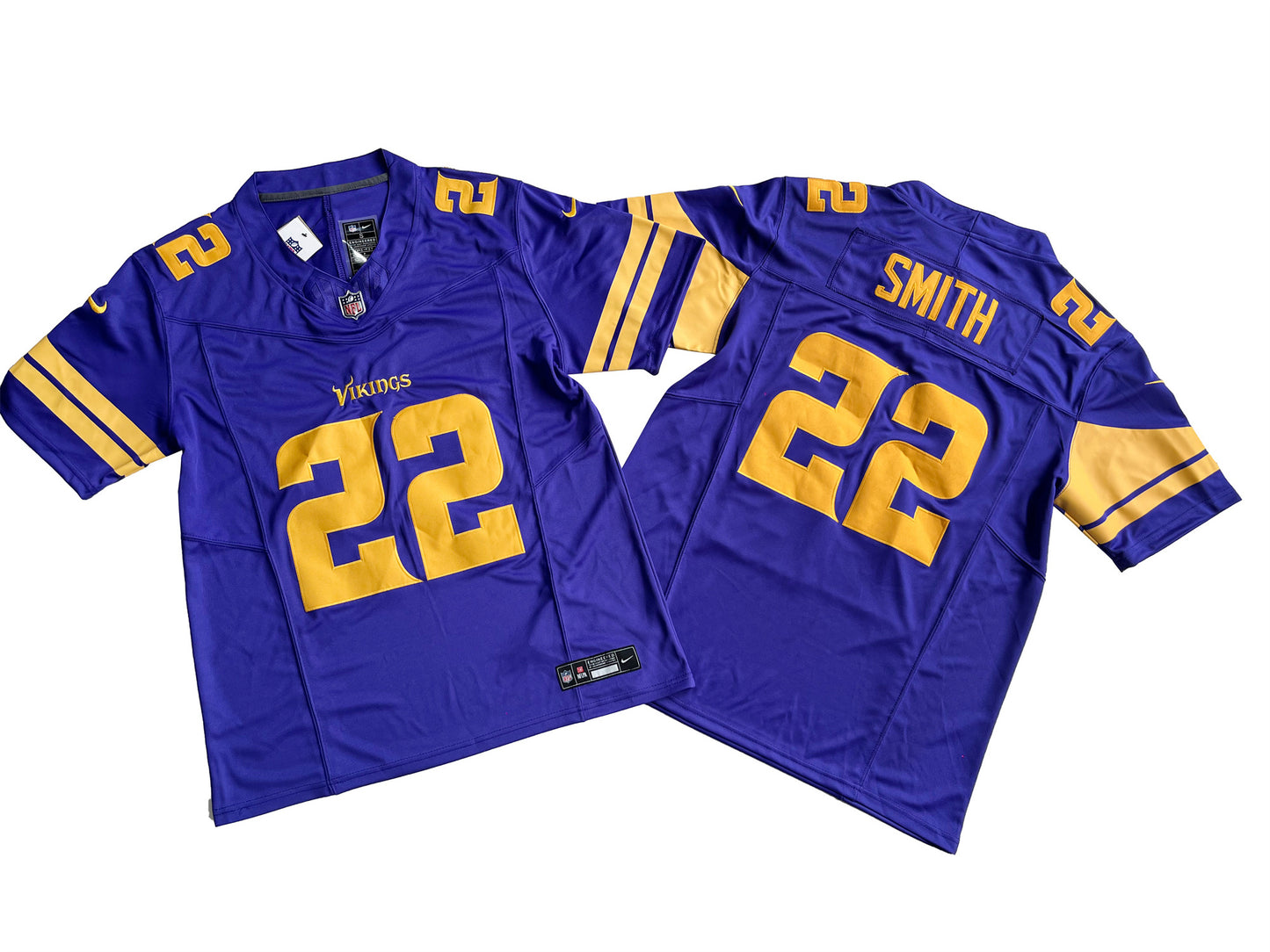 MINNESOTA VIKINGS HARRISON SMITH PURPLE JERSEY