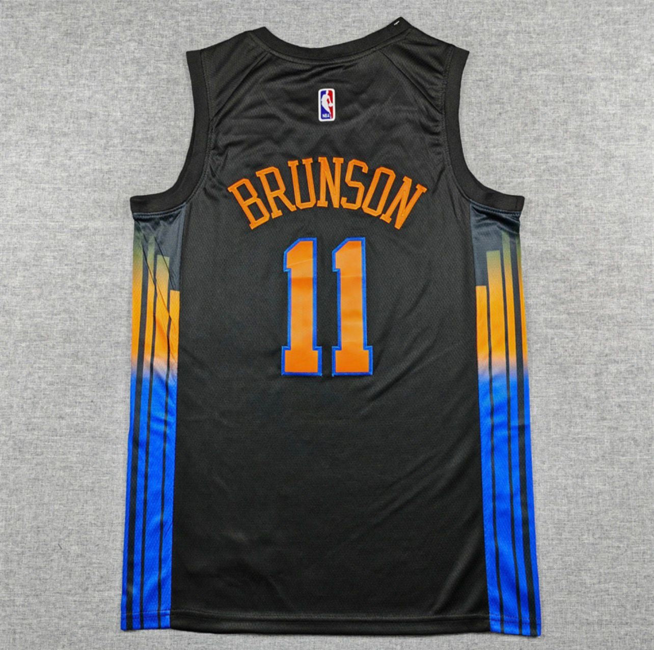 Jalen Brunson Black Gradient New York Knicks Jersey