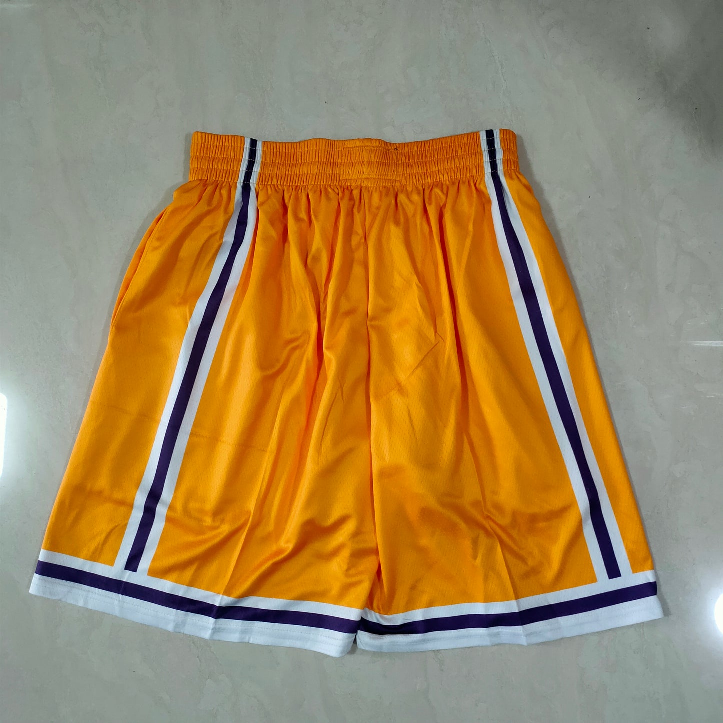 LOS ANGELES LAKERS YELLOW SHORTS