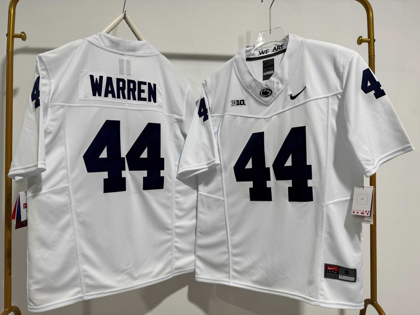 PENN STATE NITTANY LIONS TYLER WARREN WHITE JERSEY