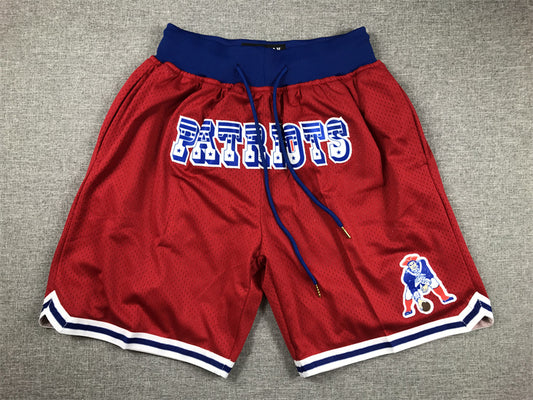 NEW ENGLAND PATRIOTS RED SHORTS