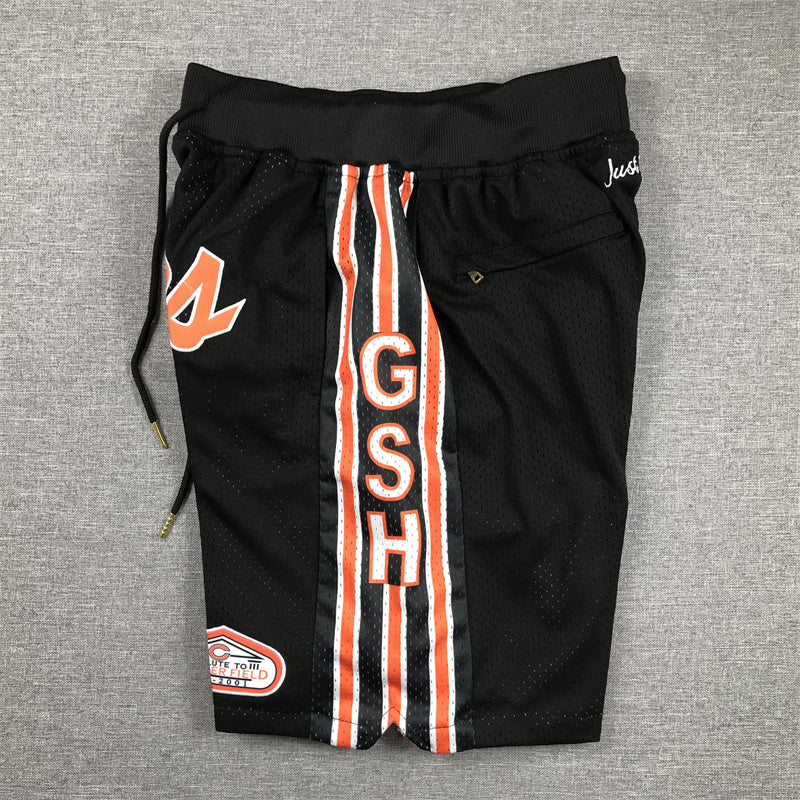 CHICAGO BEARS BLACK SHORTS