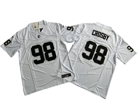 Las Vegas Raiders Maxx Crosby White Jersey