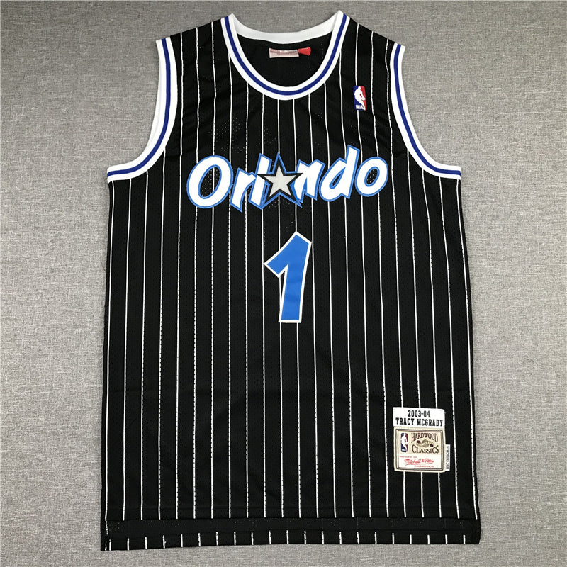 ORLANDO MAGIC TRACY MCGRADY BLACK VINTAGE JERSEY
