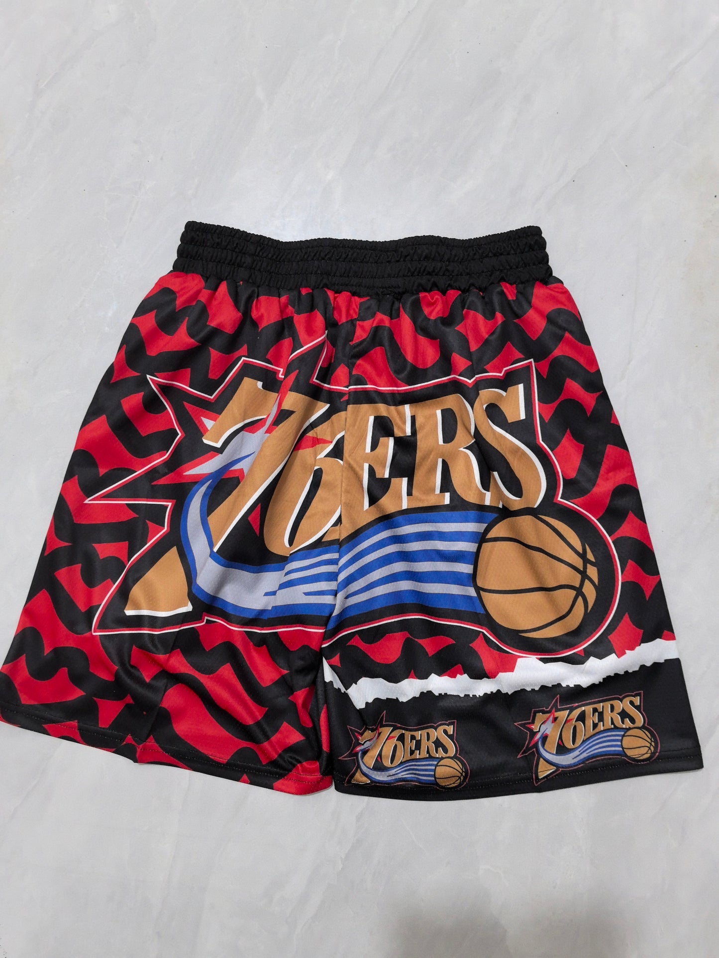PHILIDELPHIA 76ERS RED SHORTS