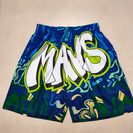 DALLAS MAVERICKS BLUE SHORTS