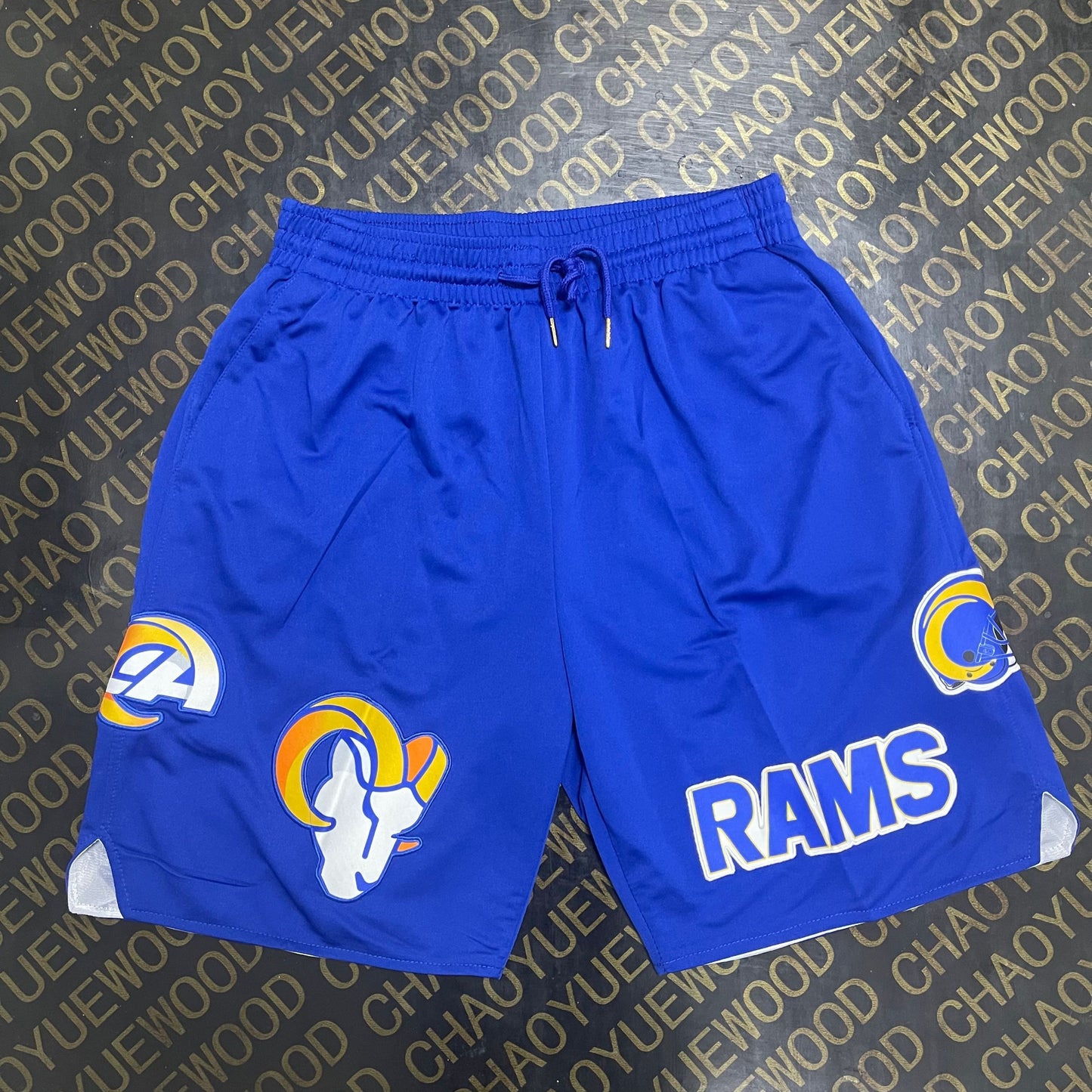 LOS ANGELES RAMS BLUE SHORTS