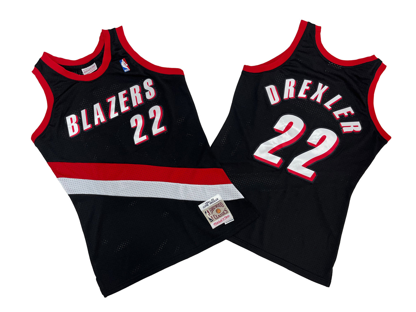 PORTLAND TRAIL BLAZERS CLYDE DREXLER BLACK VINTAGE JERSEY