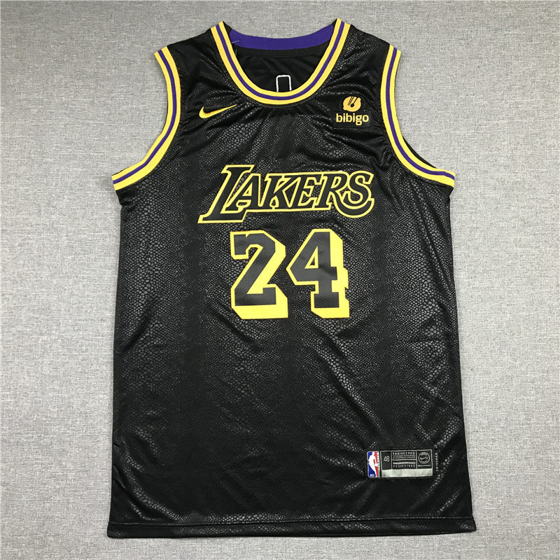 LOS ANGELES LAKERS KOBE BRYANT BLACK JERSEY