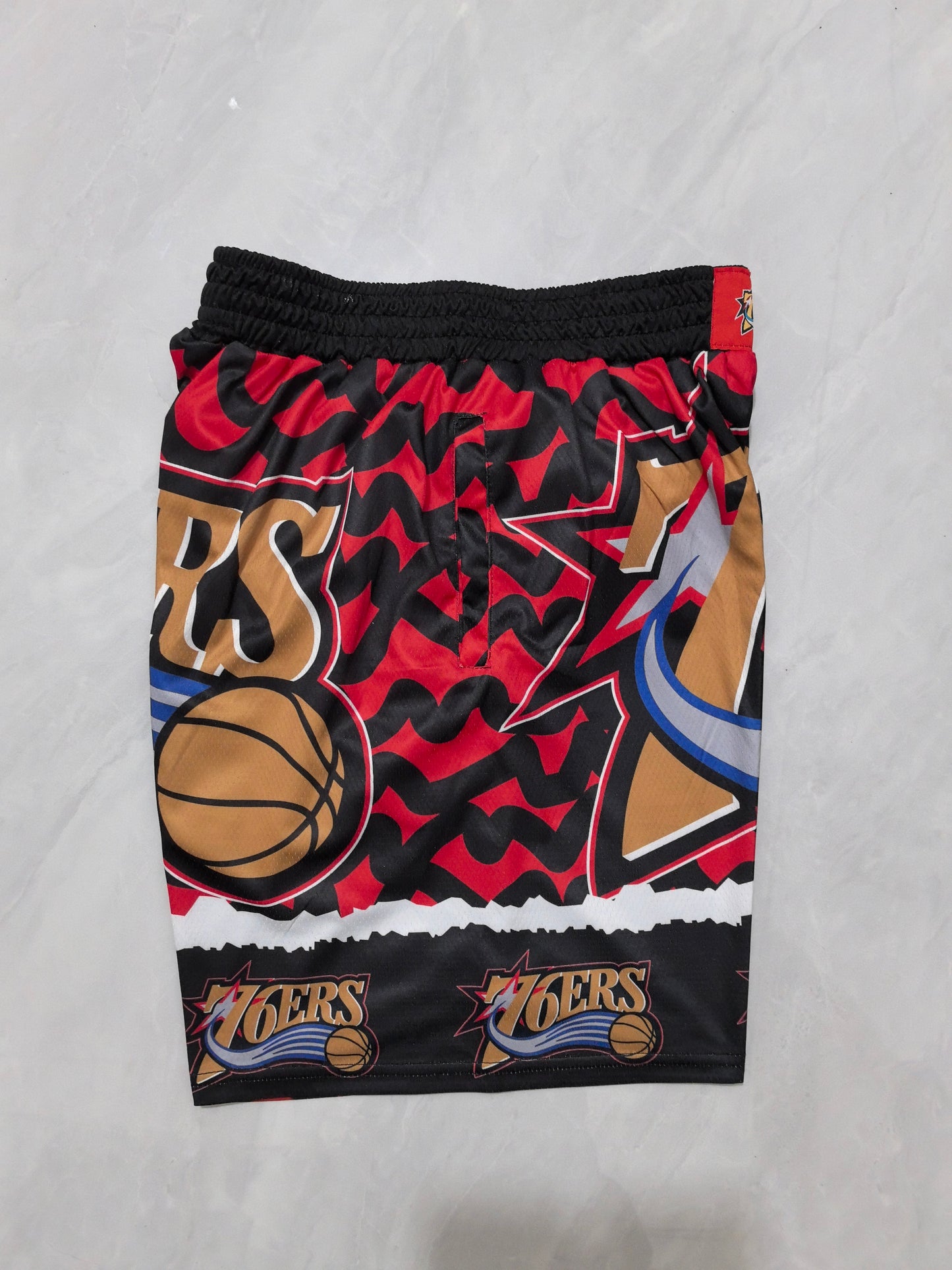PHILIDELPHIA 76ERS RED SHORTS