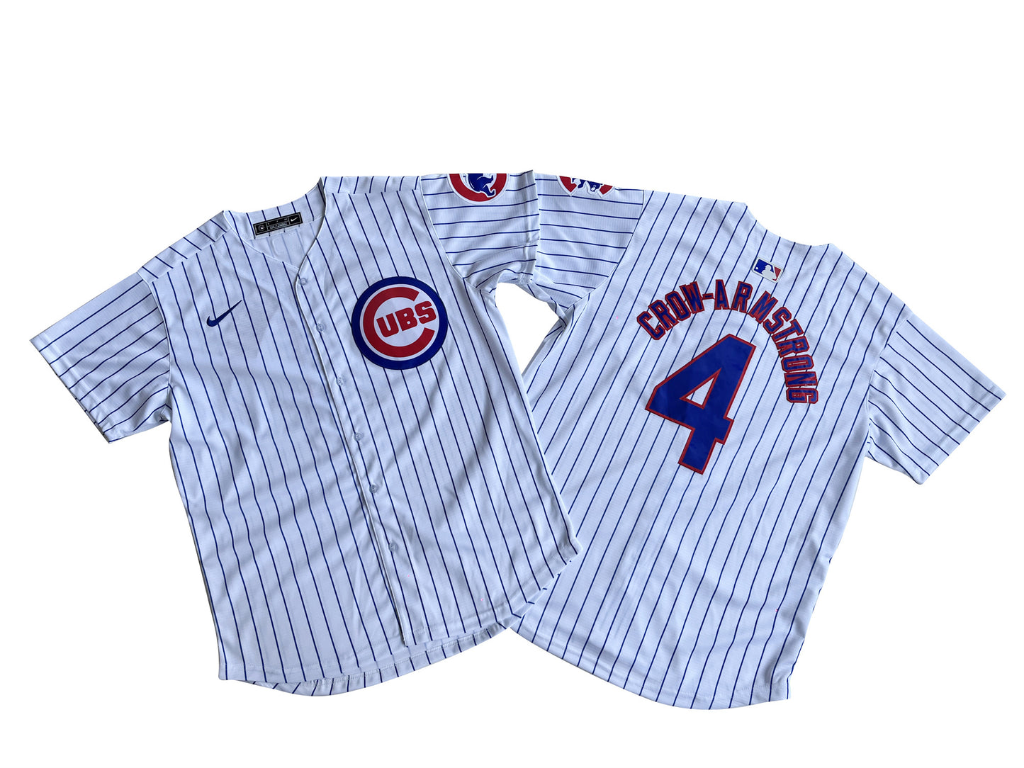 CHICAGO CUBS PETE CROW ARMSTRONG WHITE JERSEY