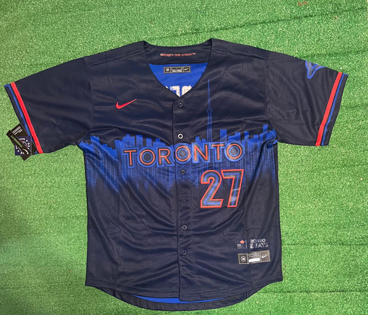 Vladimir Guerrero Jr. Navy Toronto Blue Jays Jersey