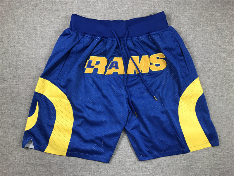 LOS ANGELES RAMS BLUE SHORTS