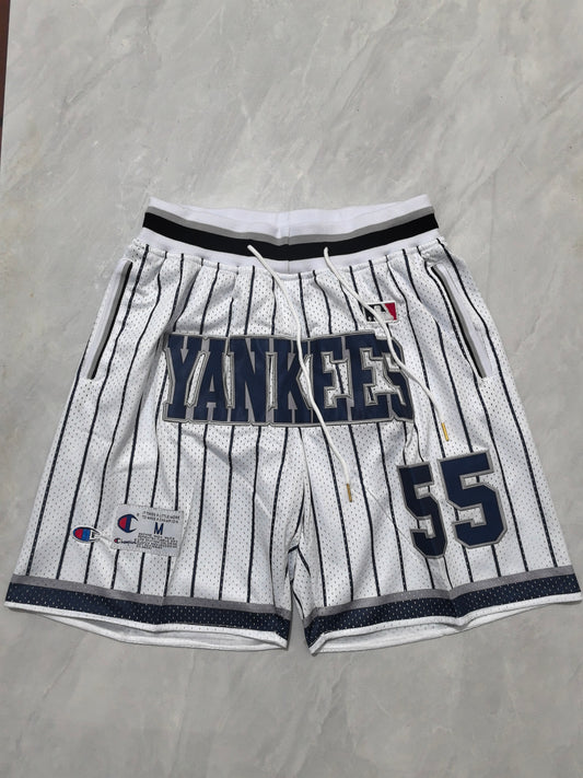 NEW YORK YANKEES WHITE SHORTS