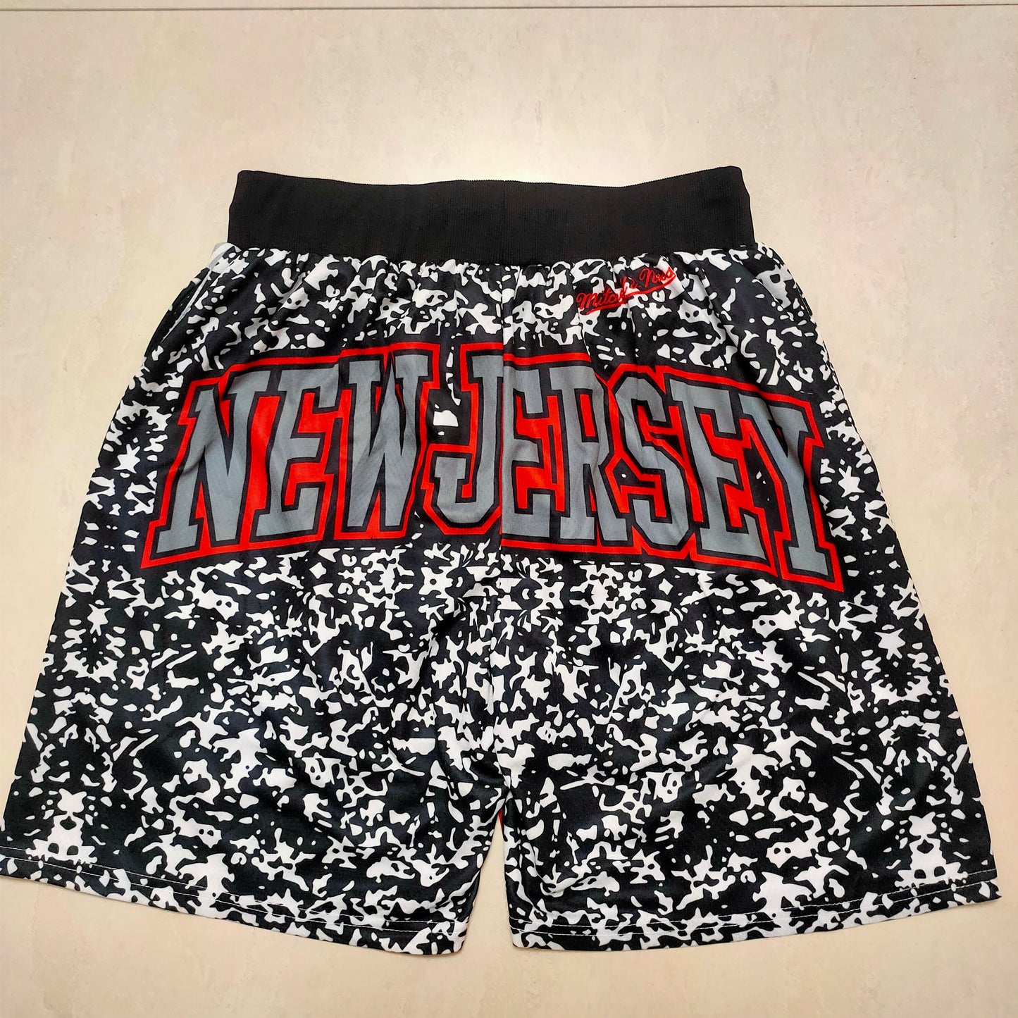 NEW JERSEY NETS BLACK SHORTS