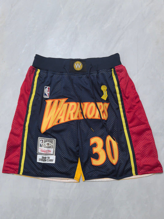 GOLDEN STATE WARRIORS BLUE SHORTS