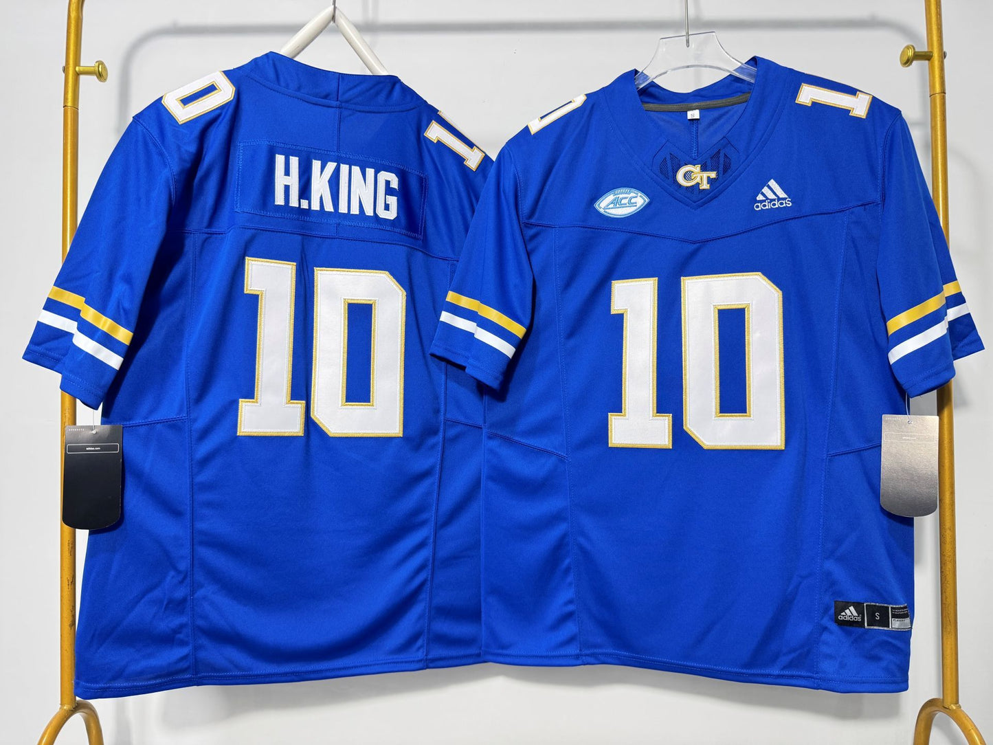 GEORGIA TECH YELLOW JACKETS HAYNES KING BLUE JERSEY